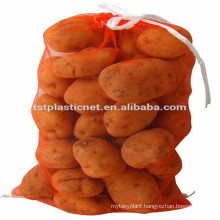 HDPE monofilament food grade mesh bags for fruit and vegetable